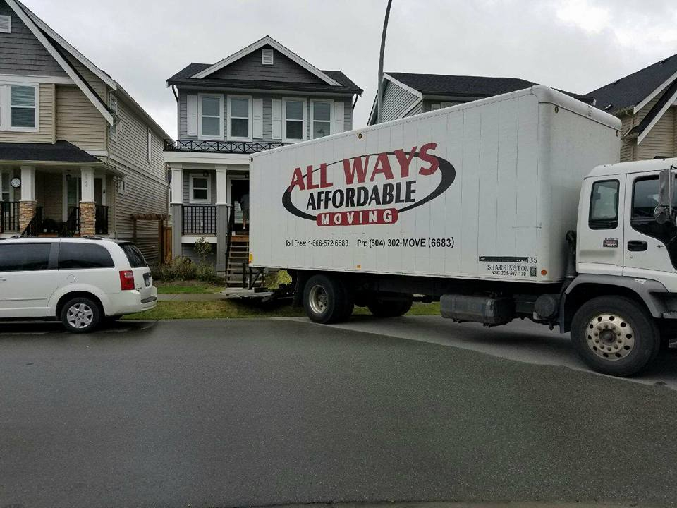 All Ways Affordable Moving truck